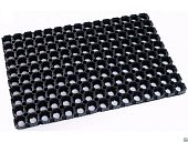 Ячеистый грязесборный грязезащитный резиновый коврик 600 на 400 мм